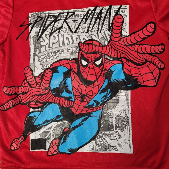 Marvel Spider-Man Toddler T-Shirt Red Short Sleeve Graphic Tee Size 2T - Picture 3 of 7
